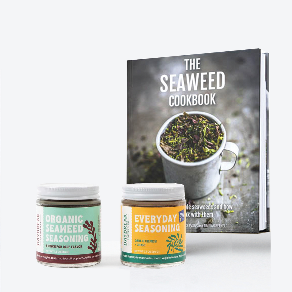 Seaweed Lover's Bundle with Organic Seaweed Seasoning, Everyday Seasoning, and The Seaweed Cookbook